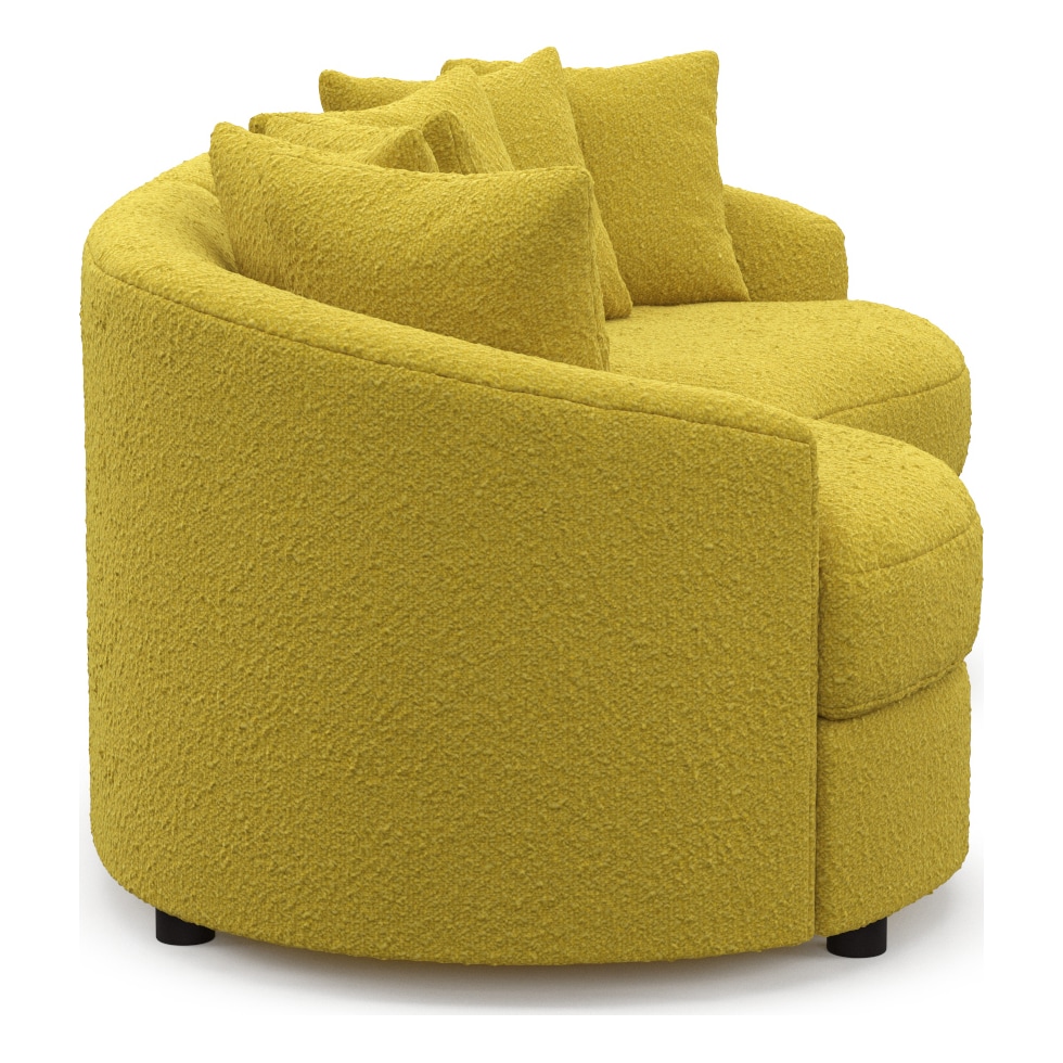 allegra gold sectional   