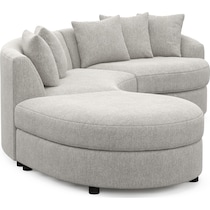 allegra gray sectional   