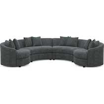 allegra gray sectional   