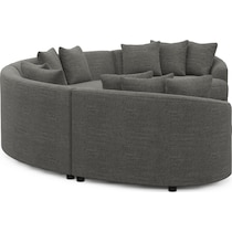 allegra gray sectional   