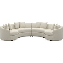 allegra neutral sectional   