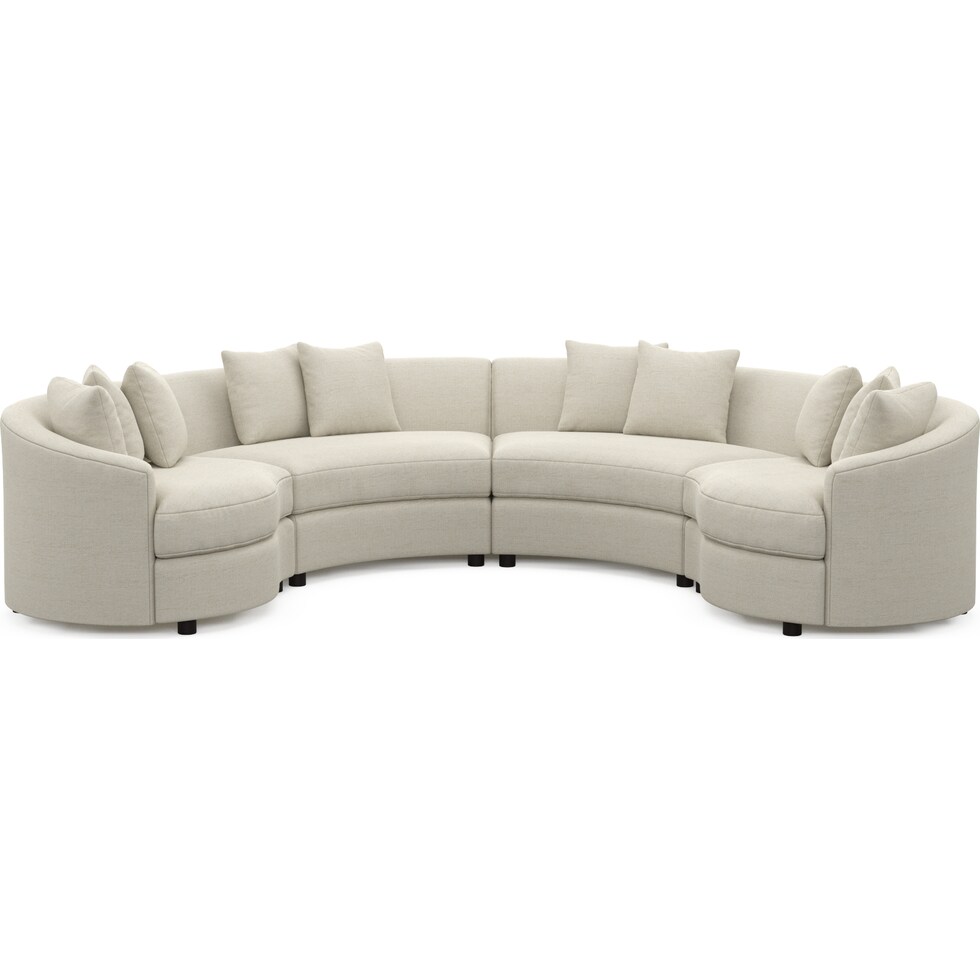 allegra neutral sectional   