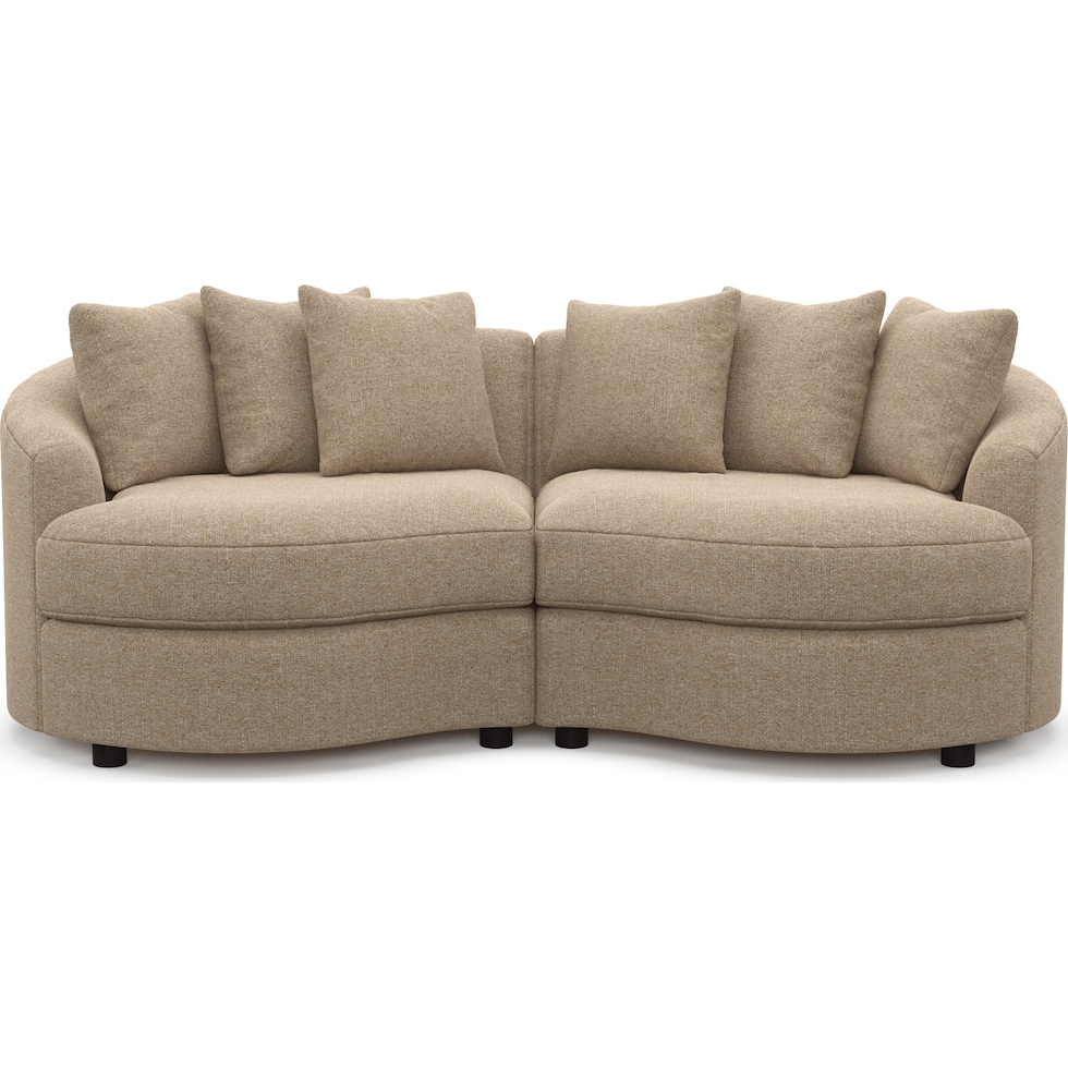 allegra neutral sectional   