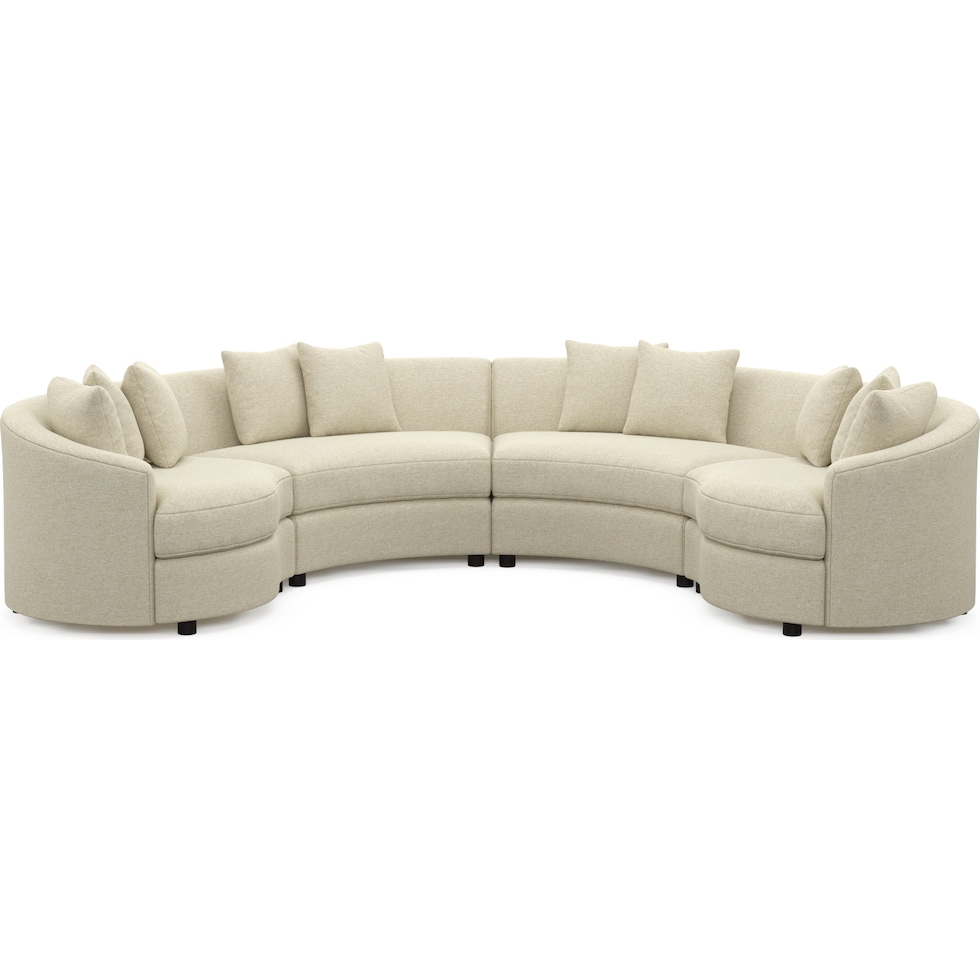 allegra neutral sectional   