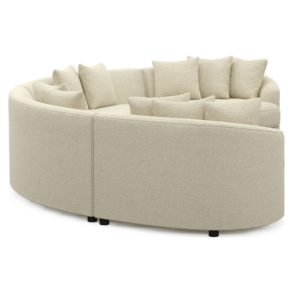 allegra neutral sectional   