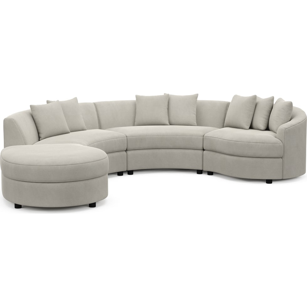 allegra neutral sectional   