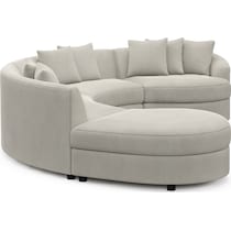 allegra neutral sectional   