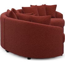 allegra red sectional   