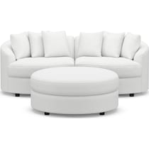 allegra white  pc living room   