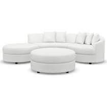 allegra white  pc living room   