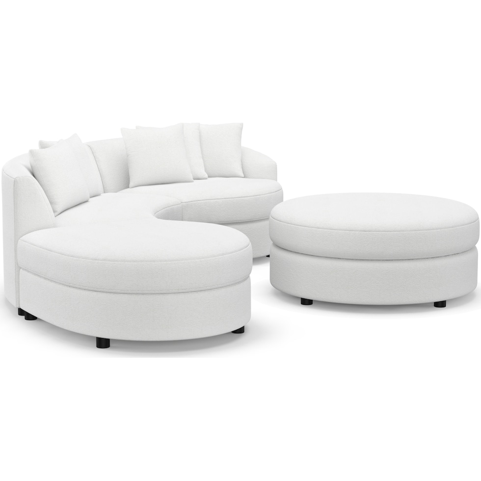 allegra white  pc living room   