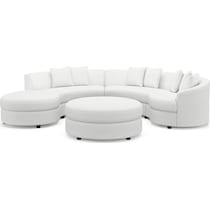 allegra white  pc living room   