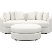 allegra white  pc living room   