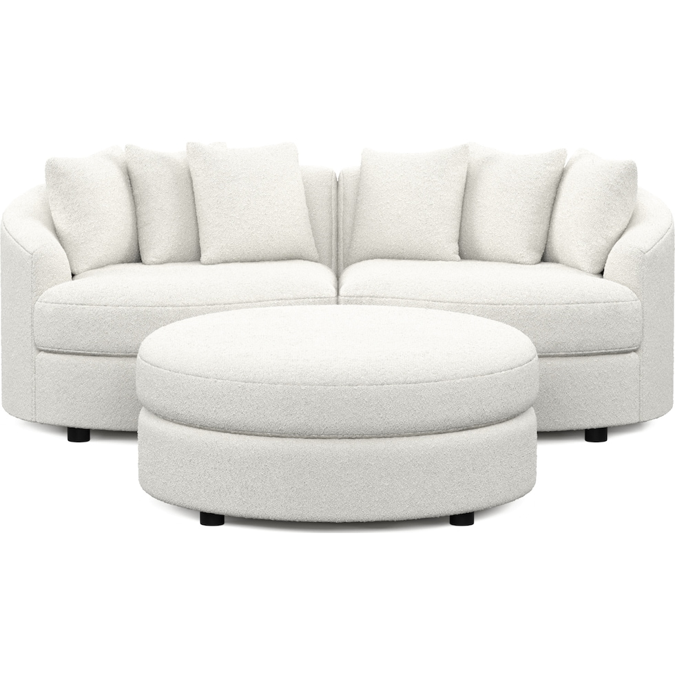 allegra white  pc living room   
