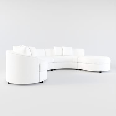 Allegra 4-Piece Sectional with Chaise and Ottoman