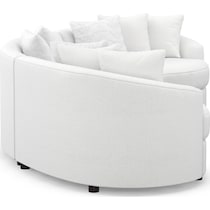 allegra white sectional   