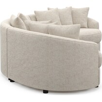 allegra white sectional   