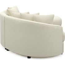 allegra white sectional   