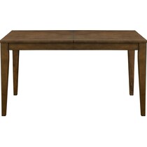 allister dark brown dining table   