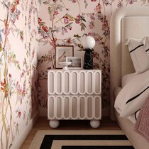 allora taupe nightstand   