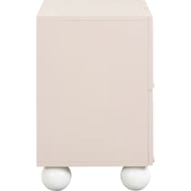 allora taupe nightstand   