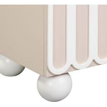 allora taupe nightstand   