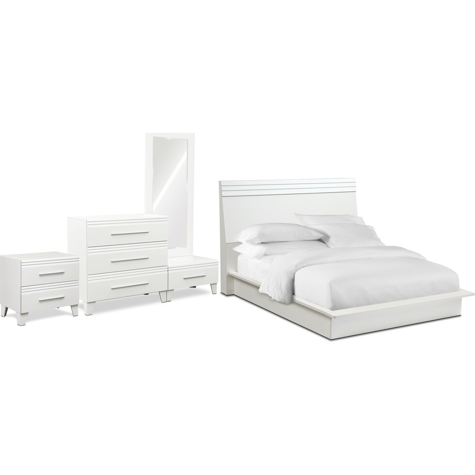 allori white  pc queen bedroom   