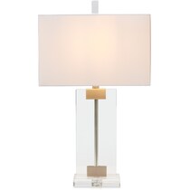 alma glass table lamp   