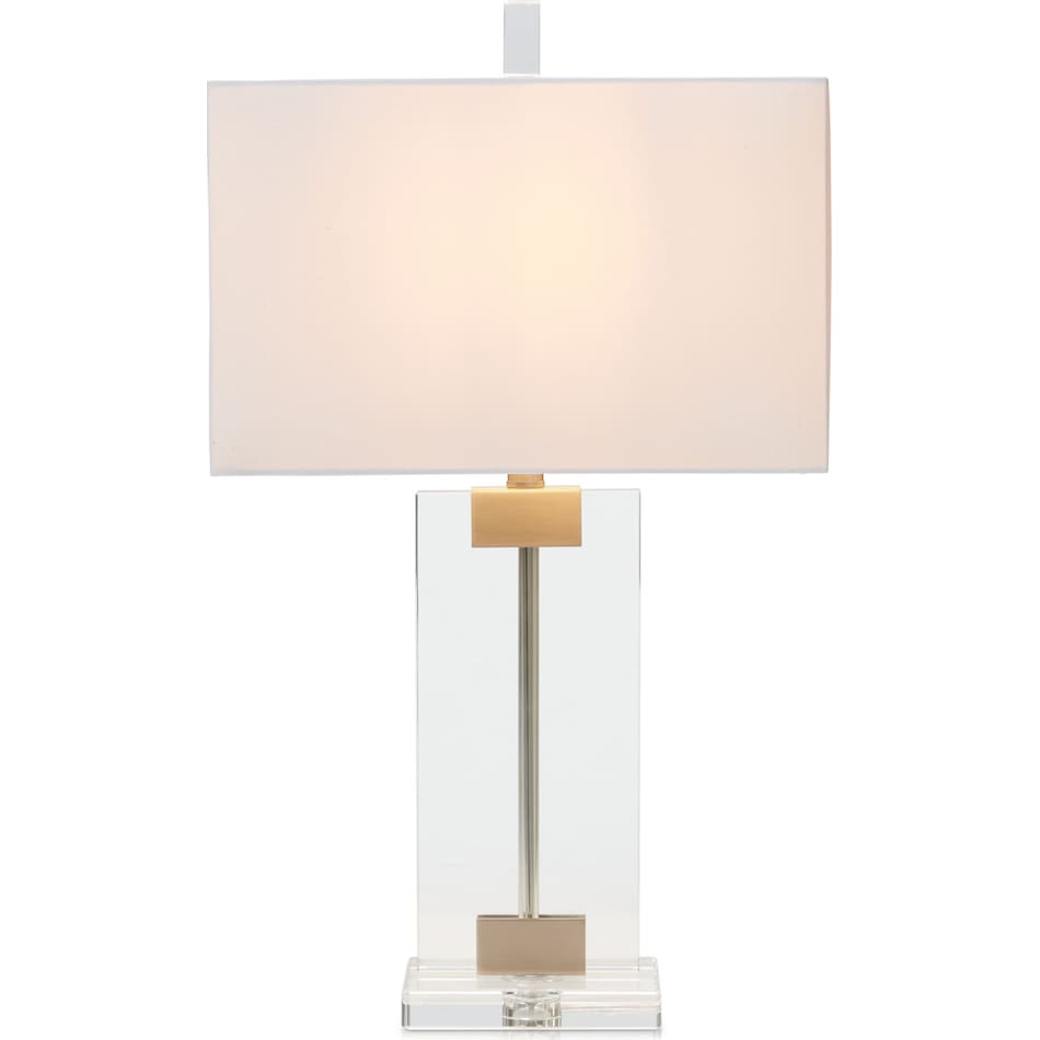 alma glass table lamp   
