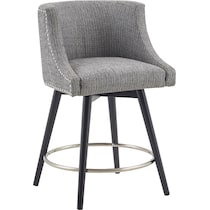 alma gray counter height stool   