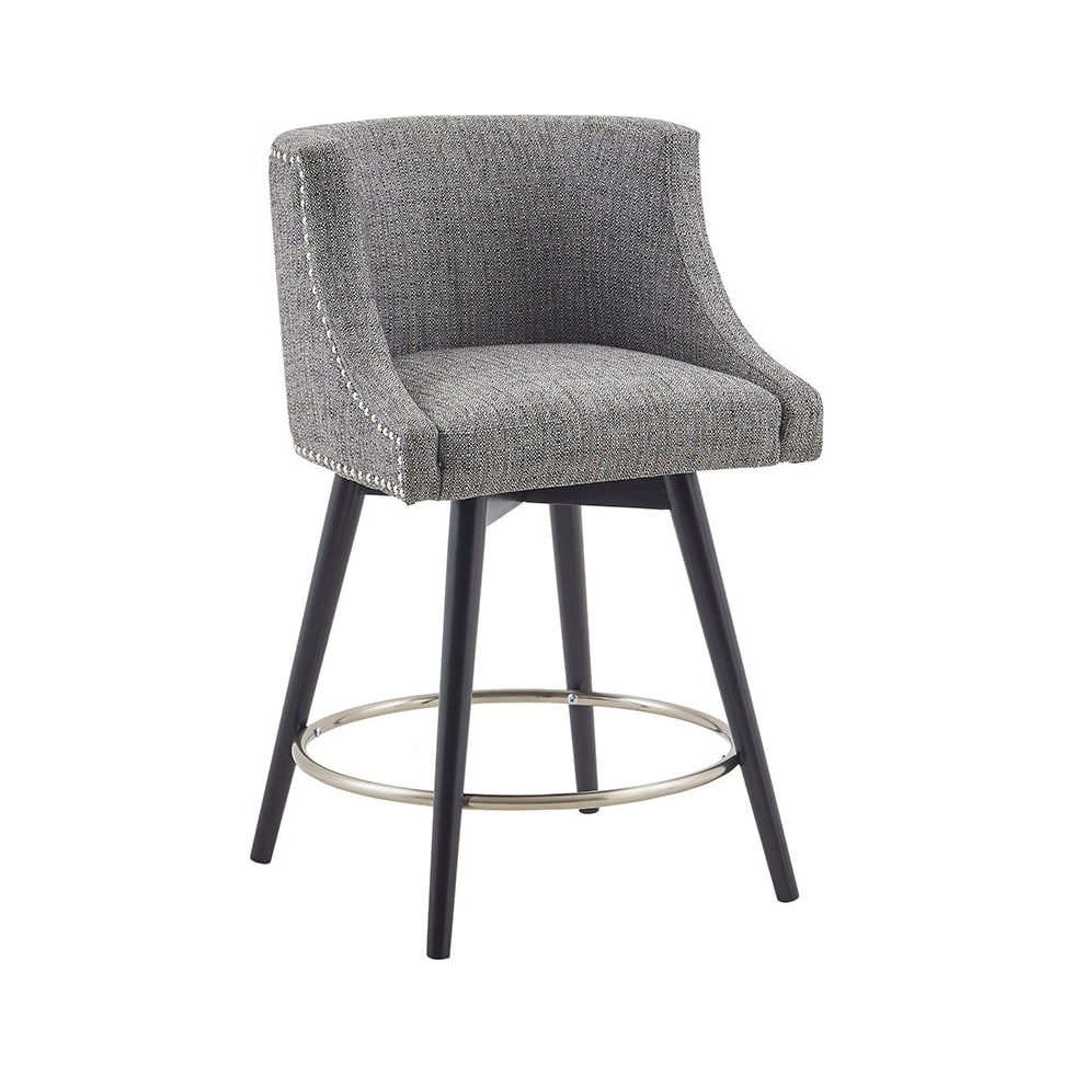 alma gray counter height stool   