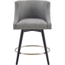 alma gray counter height stool   