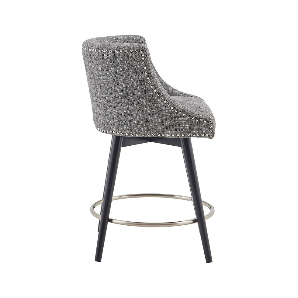 alma gray counter height stool   