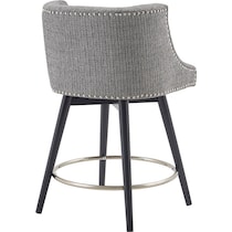 alma gray counter height stool   