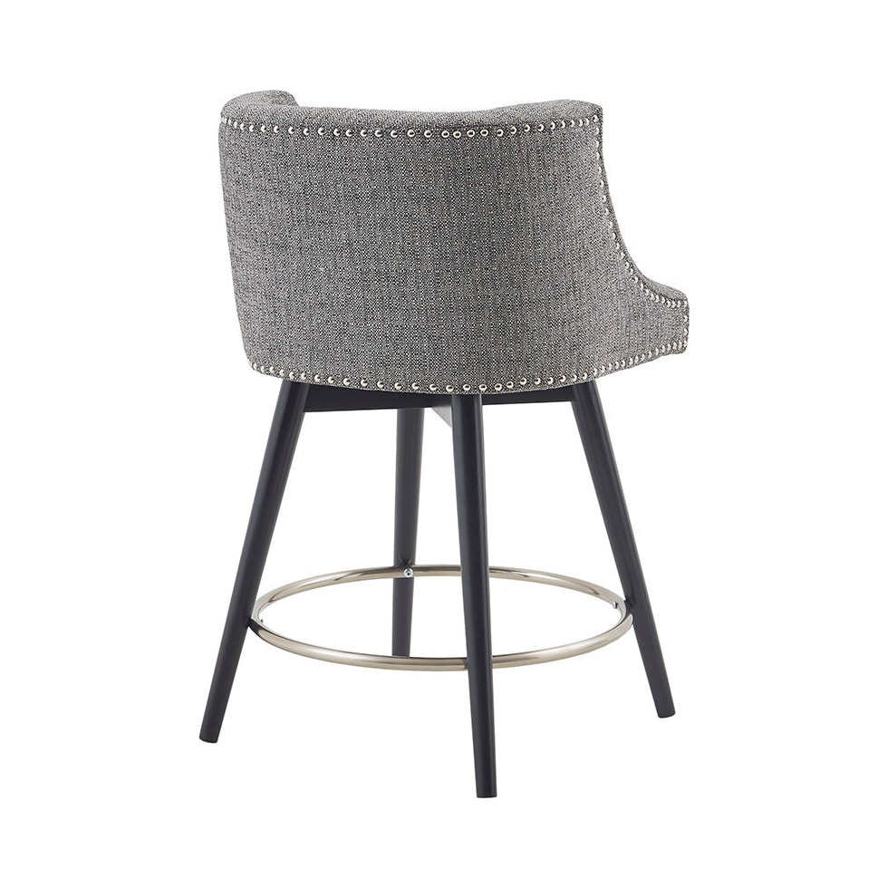 alma gray counter height stool   