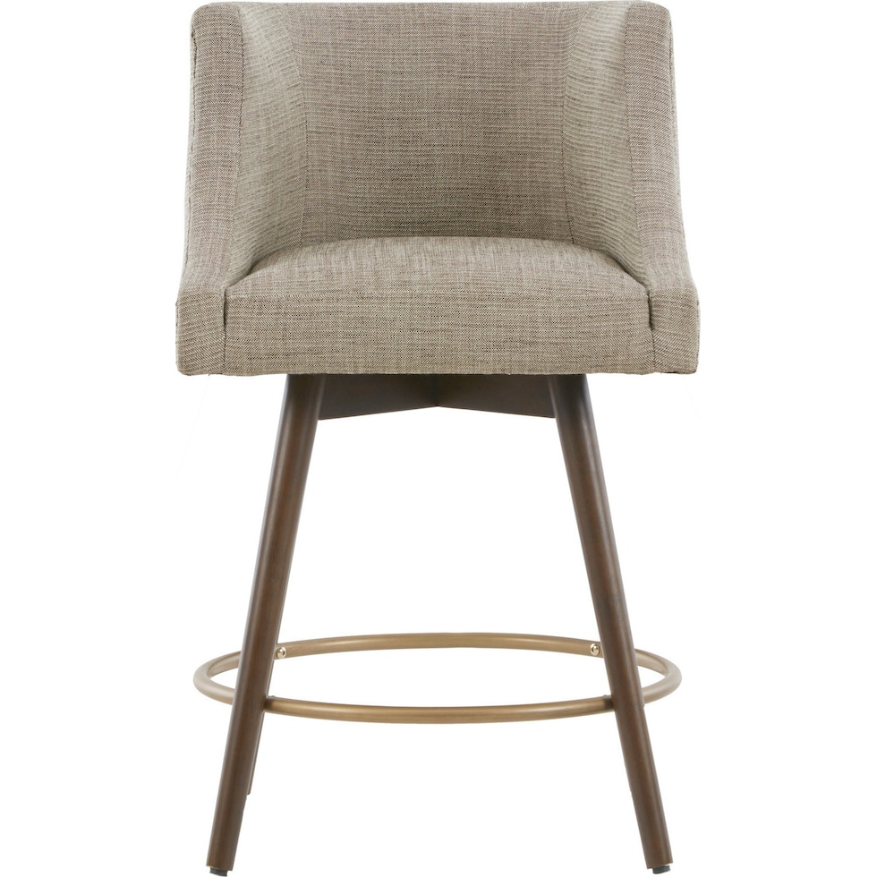 alma light brown counter height stool   