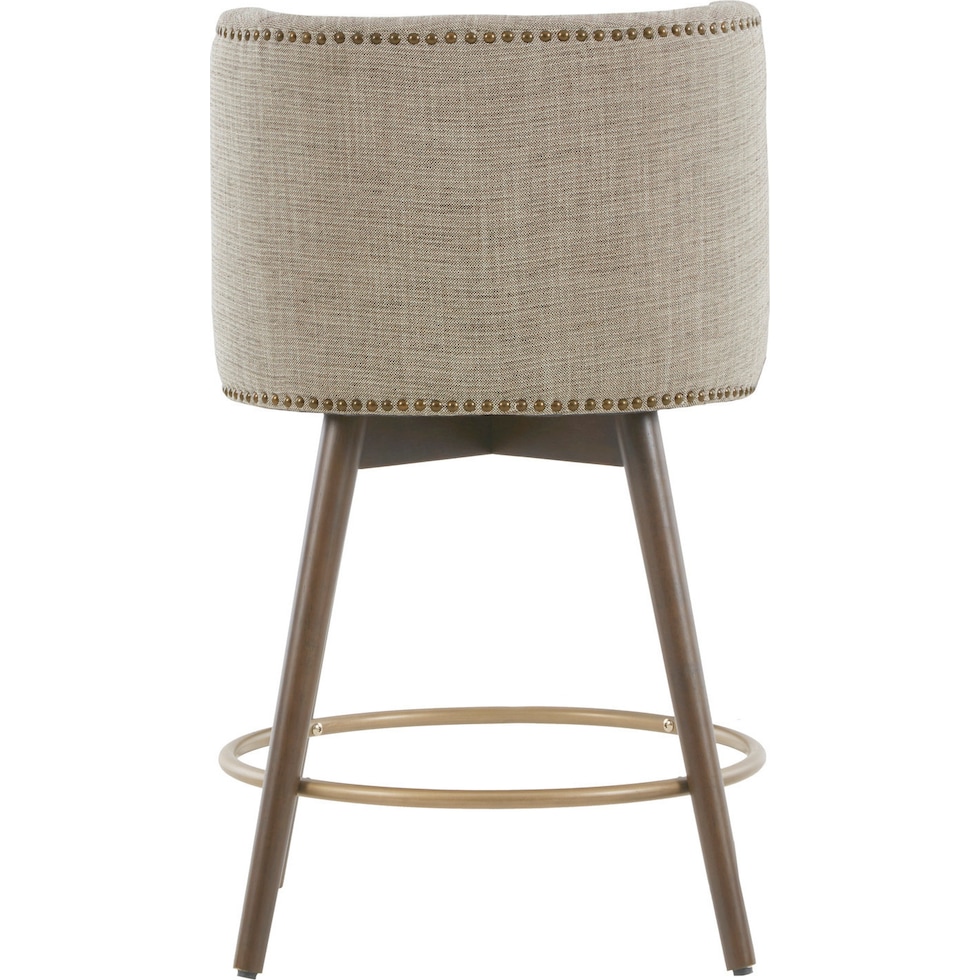 alma light brown counter height stool   