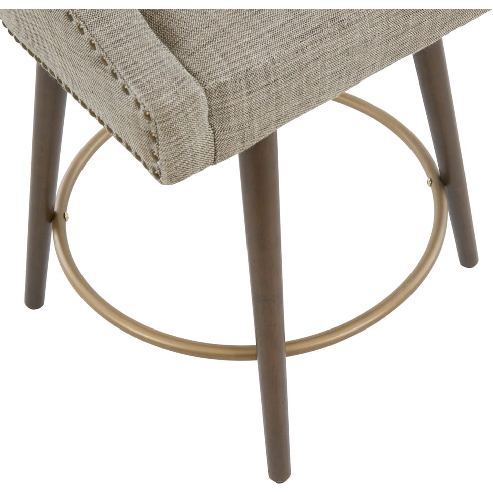 alma light brown counter height stool   