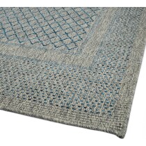 almeria blue outdoor area rug   