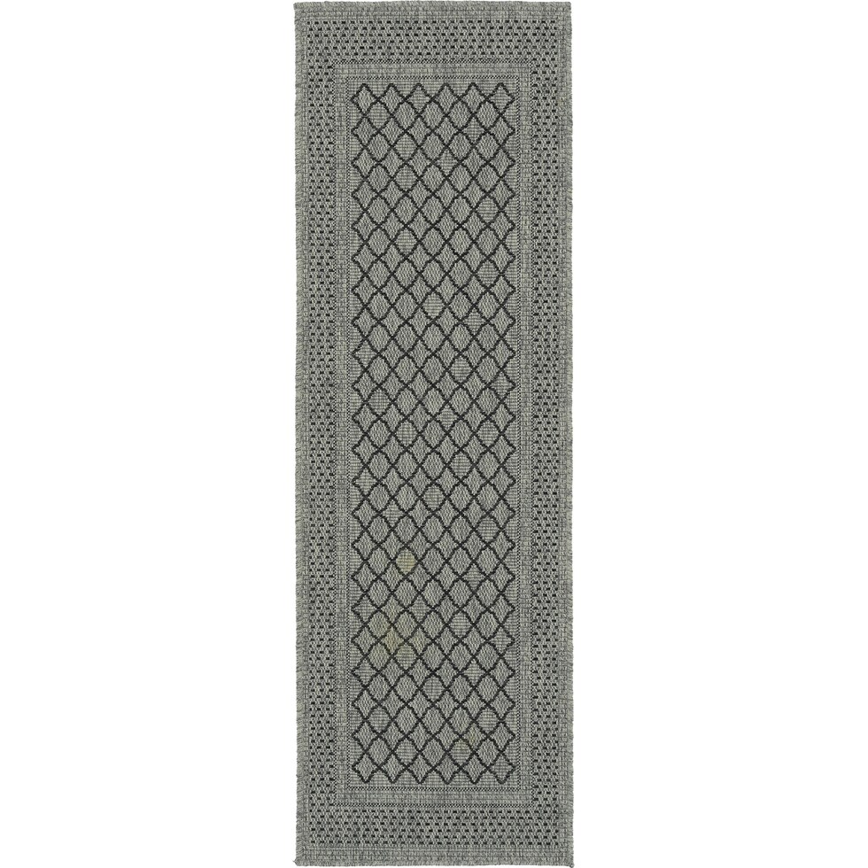 almeria gray outdoor area rug   