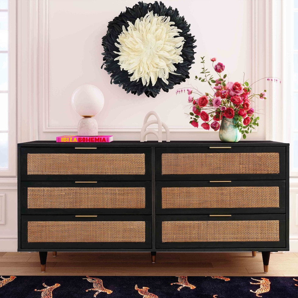 almos black dresser   