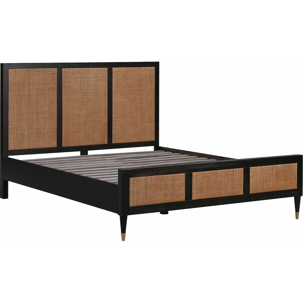 almos black king bed   