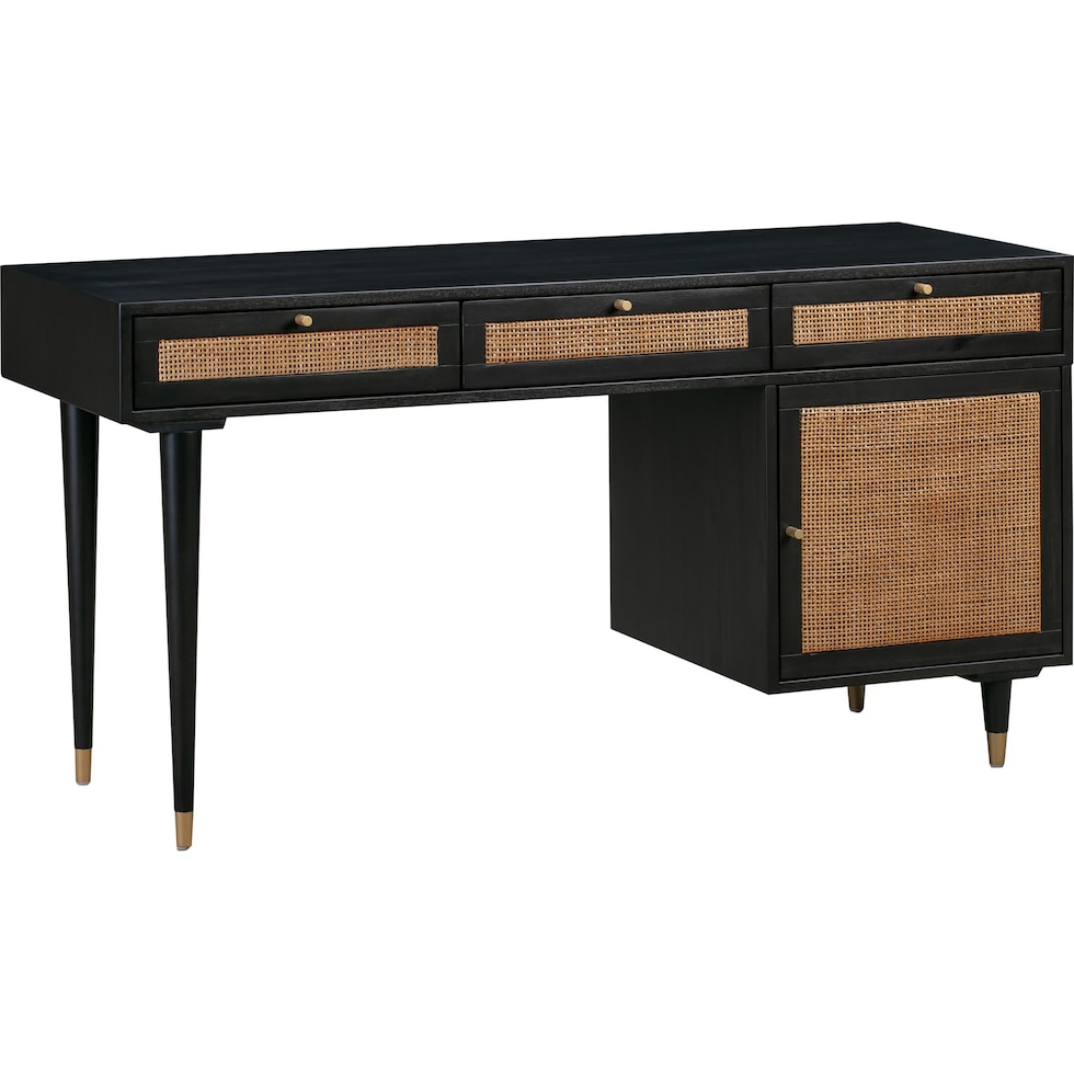 almos black natural desk   