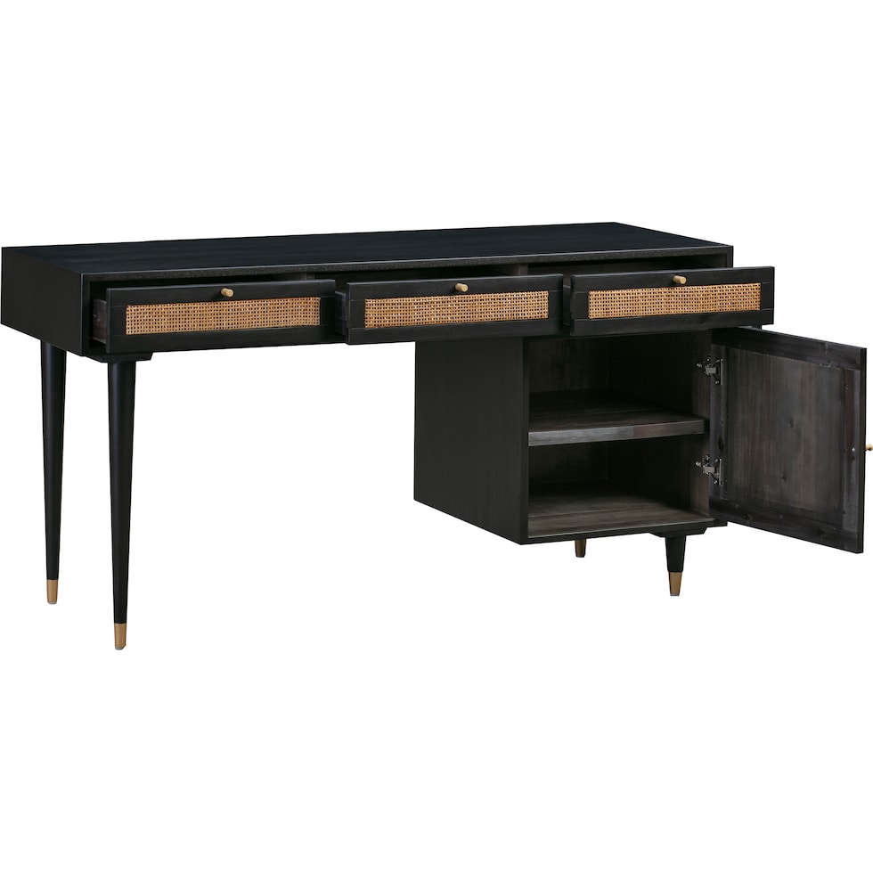 almos black natural desk   