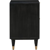 almos black nightstand   