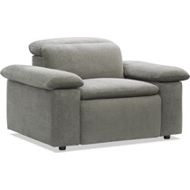 aloft gray power recliner   