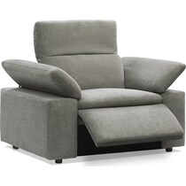 aloft gray power recliner   