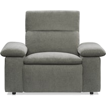 aloft gray power recliner   