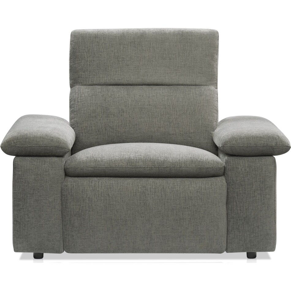 aloft gray power recliner   