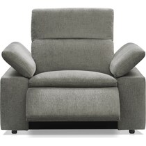 aloft gray power recliner   
